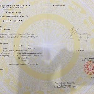 Cần bán 172m2 đất Xuân Quan, Văn Giang, Hưng Yên