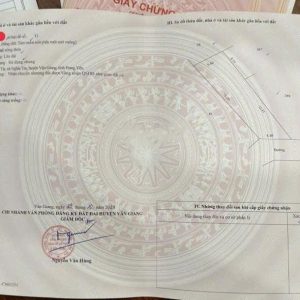 Bán gấp lô đất 81.1m2 trục chính thôn Đại Tài xã Nghĩa Trụ Văn Giang Hưng Yên